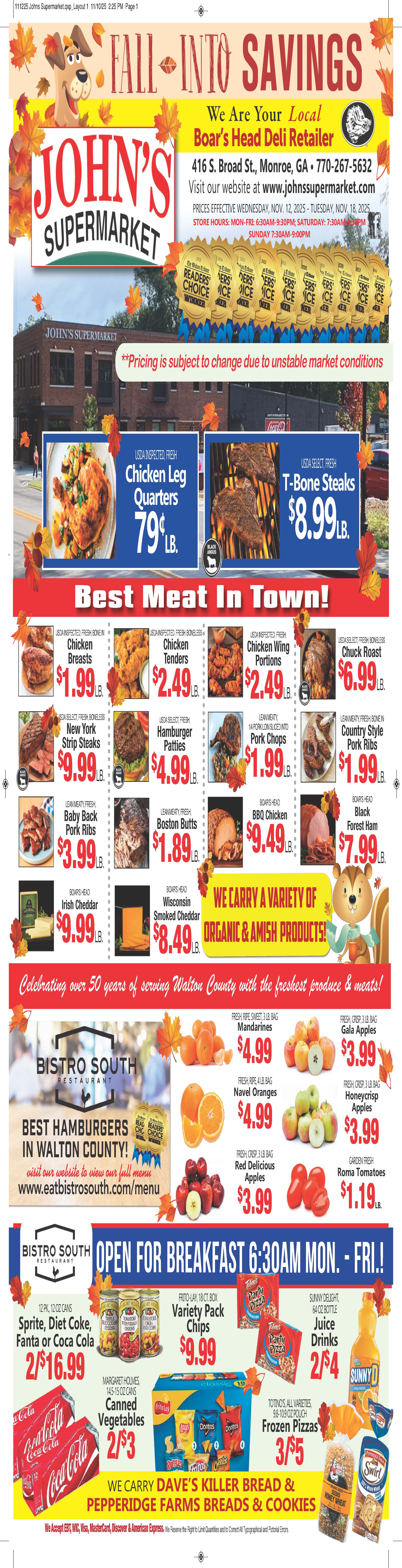 Weekly Specials Preview